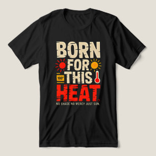 Camiseta Amante do Design Ousado de Calor para Buscadores d