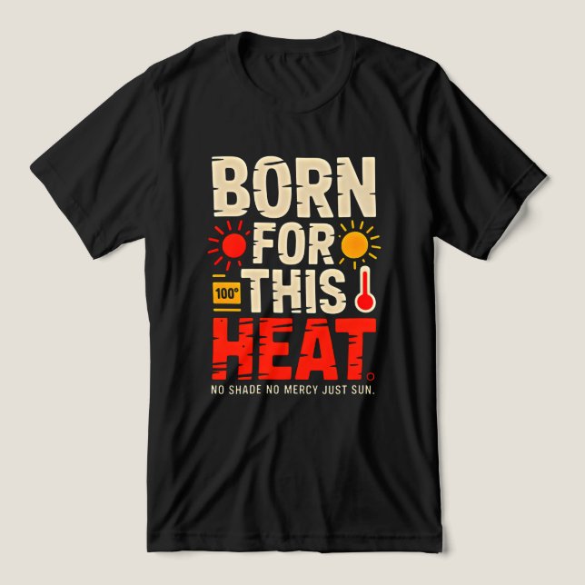 Camiseta Amante do Design Ousado de Calor para Buscadores d (Design frontal)