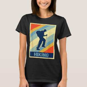 Camiseta Amante do esporte de caminhada vintage retrô