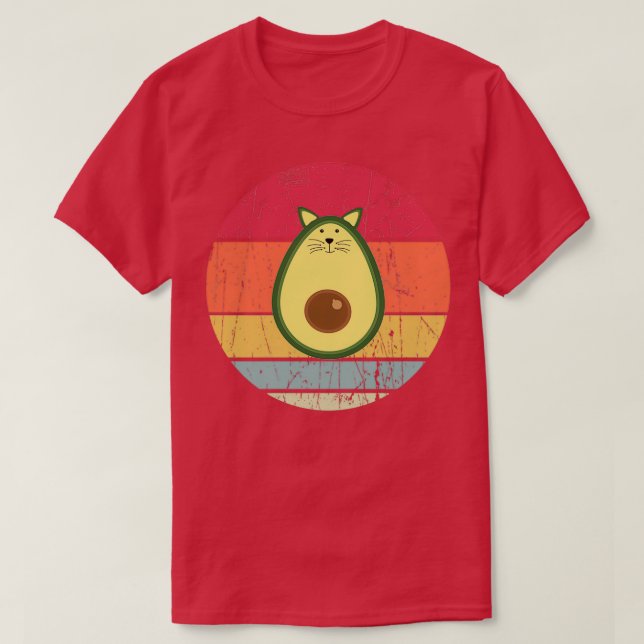 Camiseta amante do gato abacado (Frente do Design)