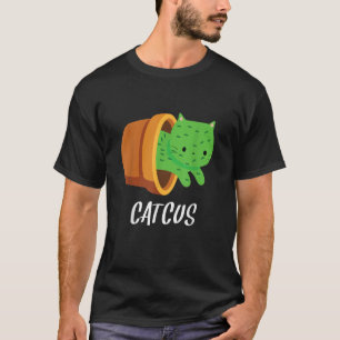 Camiseta Amante do Gato Cactus Cacto Espinhos Planta Desert