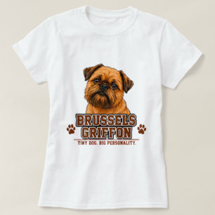 Camiseta 🐾 Amante do Griffon de Bruxelas 🐾