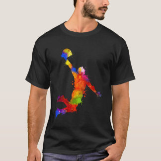 Camiseta Amante do jogador de basquete engraçado time espor
