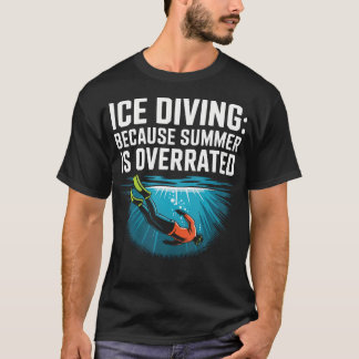 Camiseta Amante do Mergulho no Gelo Mergulho no Lago Congel