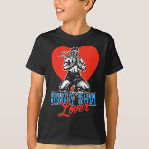 Camiseta Amante do Muay Thai Hobby Boxeador Lutador de Arte