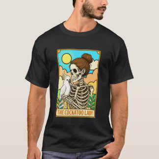Camiseta Amante do Papagaio Cacatua A Senhora Cacatua Dona 