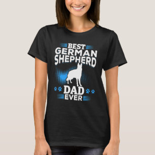 Camiseta Amante do Pastor Alemão - Melhor Pai Pastor de Sem