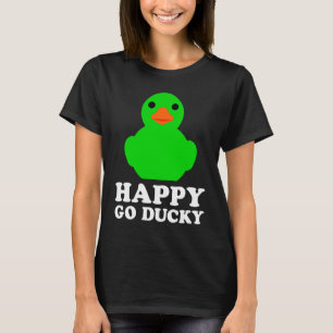 Camiseta Amante do Pato de Borracha Legal Patinho Sortudo G