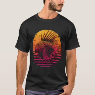 Camiseta Amante do Peixe-Leão Animal Biologia Marinha Mar O