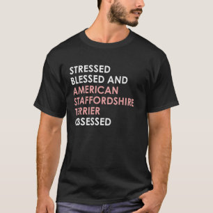 Camiseta Amante do Staffordshire Bull Terrier Leal Forte St