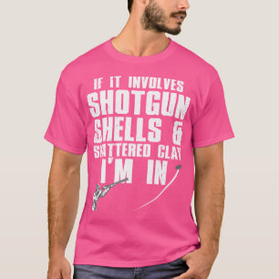 Camiseta Amante do Tiro ao Prato Tiro ao Alvo Engraçado