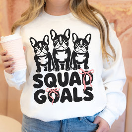 Camiseta Amante Engraçadinha do Bulldog Francês
