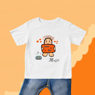 Camiseta Amante engraçado de música corporal