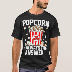 Camiseta Amante Fantasia Milho Pipoca Pop Tripulação