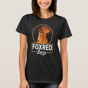 Camiseta Amante Foxred Labrador Retriever Raposa Vermelha F