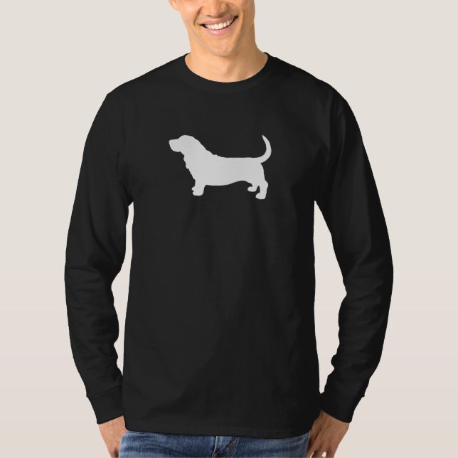 Camiseta Amante legal do cão do perfume da silhueta de (Frente)