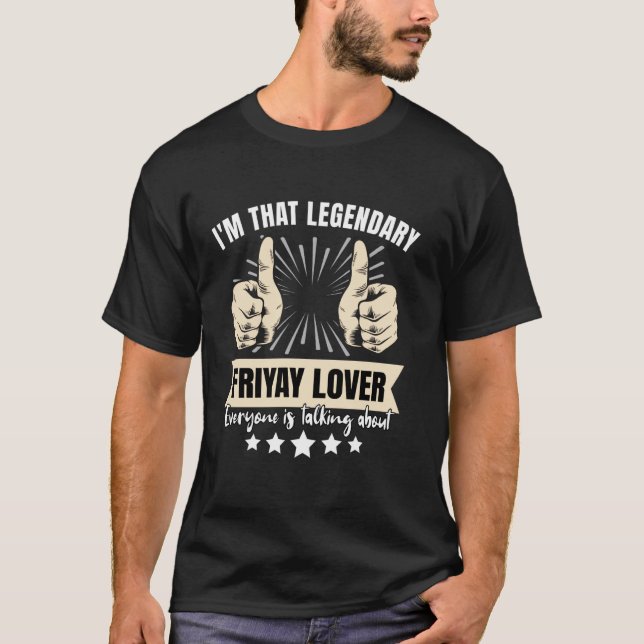 Camiseta Amante Lendário de Sexta-Feira (Frente)