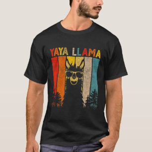 Camiseta Amante lhama Yaya para homens mulheres