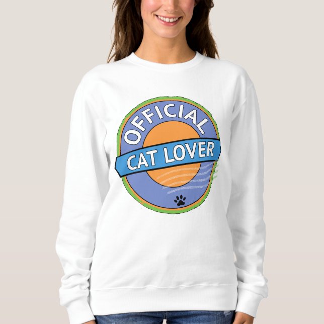 Camiseta Amante Oficial de Gatos (Frente)