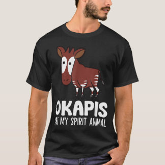 Camiseta Amante Okapi Engraçado Okapis São Meu Espírito