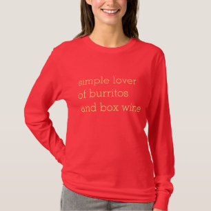 Camiseta amante simples
