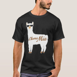Camiseta Amantes da alpaca do Mama Mia Melhor Presente Para