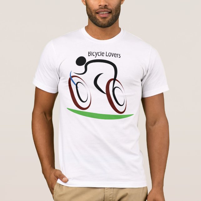 Camiseta Amantes da bicicleta (Frente)