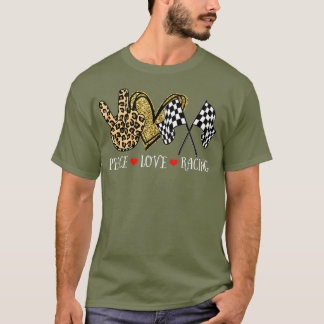 Camiseta Amantes da Corrida de Leopardo da Paz