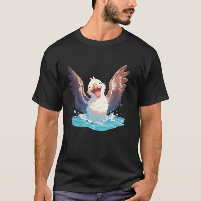 Camiseta Amantes de Albatrozes Albatroz (Frente)
