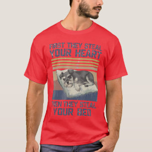 Camiseta Amantes de animais de estimação engraçados de schn