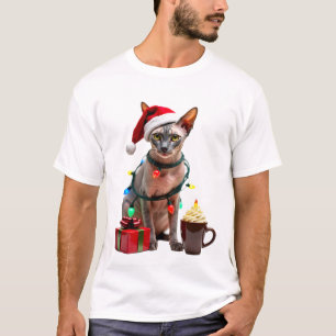 Camiseta Amantes de Animais de Estimação Gato Sphynx Fofo C