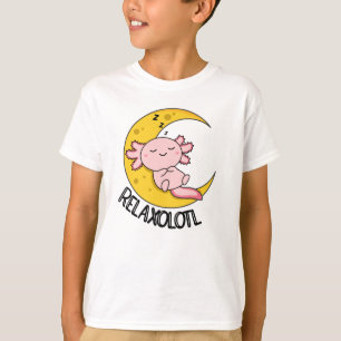 Camiseta Amantes De Axolotl Relaxolotl, Animais Cujos Relax