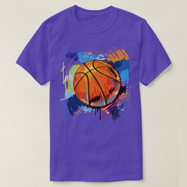 Camiseta Amantes de basquete 1 (Frente do Design)