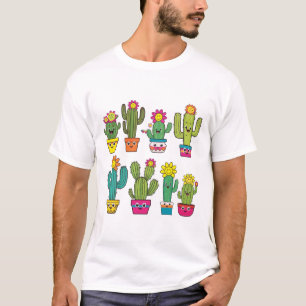 Camiseta Amantes de cactos fofos
