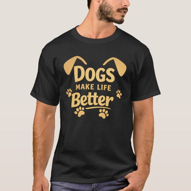 CAMISETA AMANTES DE CÃES (Frente)
