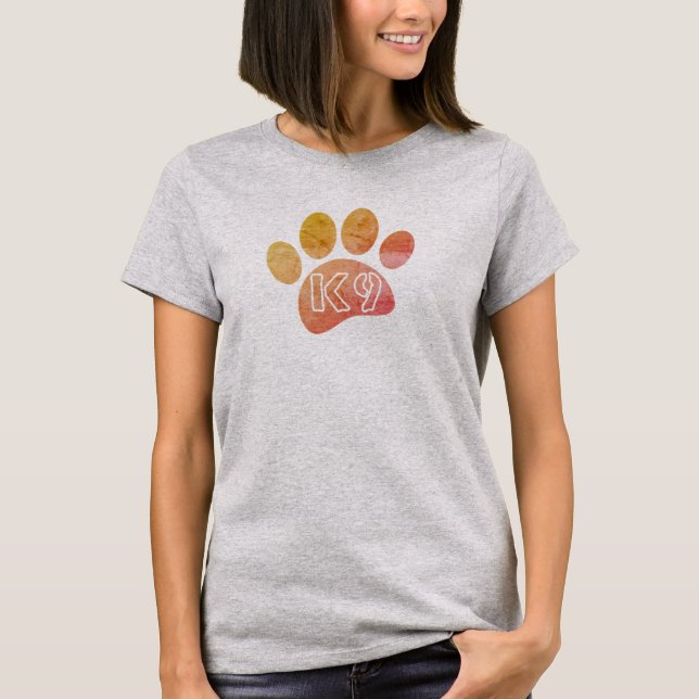 Camiseta Amantes de Cães do K9 (Frente)