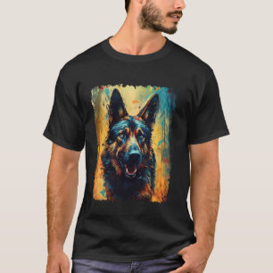 Camiseta Amantes de Cães Pastor Alemão Animais Pastores Ale