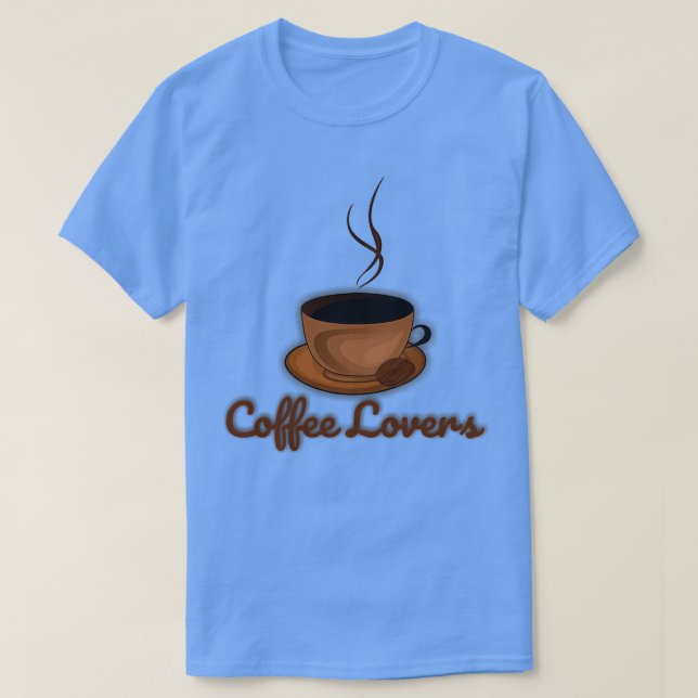 Camiseta Amantes De Café 6 (Frente do Design)