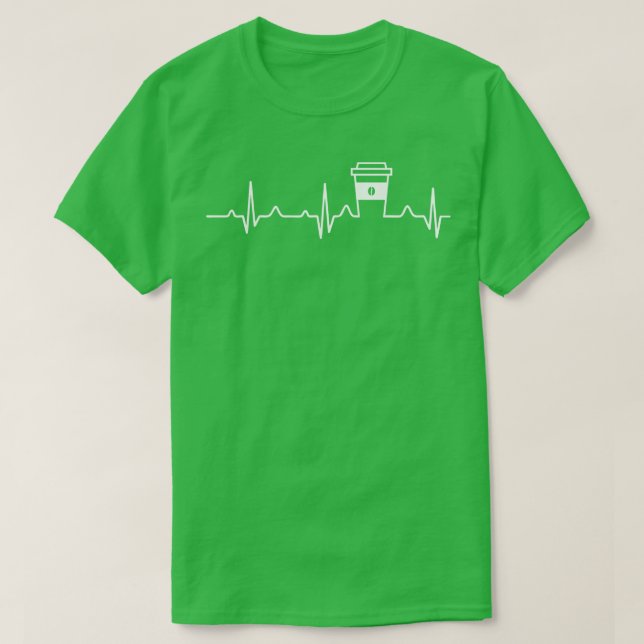 Camiseta Amantes de Café de Café Pulseira de Café (Frente do Design)