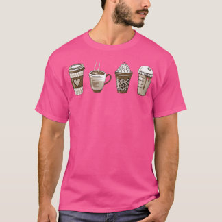 Camiseta Amantes de café de estética suave garota