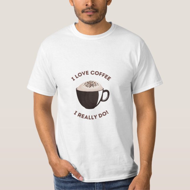 Camiseta Amantes De Café Todos Os Dias (Frente)