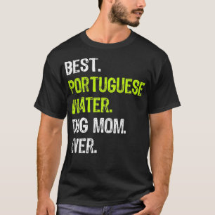 Camiseta Amantes de Cão dia de as mães MOM de Água em Portu