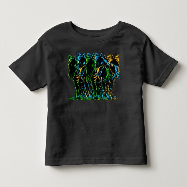 Camiseta Amantes de cavalos projetam (Frente)