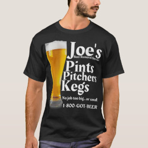Camiseta Amantes de Cerveja do Serviço de Remoção de Cer