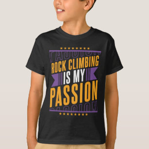 Camiseta Amantes de Escalada em Rocha Fissura de Bouldering