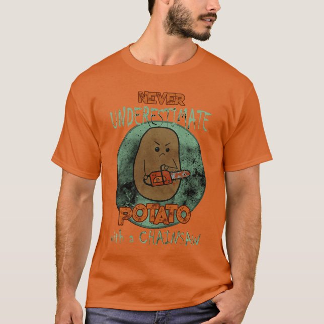Camiseta Amantes de filmes de terror com motosserra de bata (Frente)