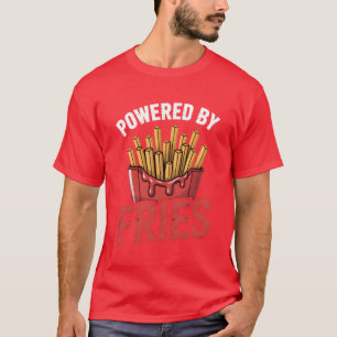 Camiseta Amantes de Fritas Comida Rápida Amigos de Batatas