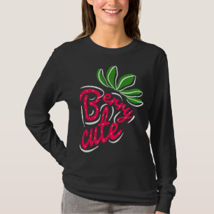 Camiseta Amantes de Fruta de Morango Berry Cute