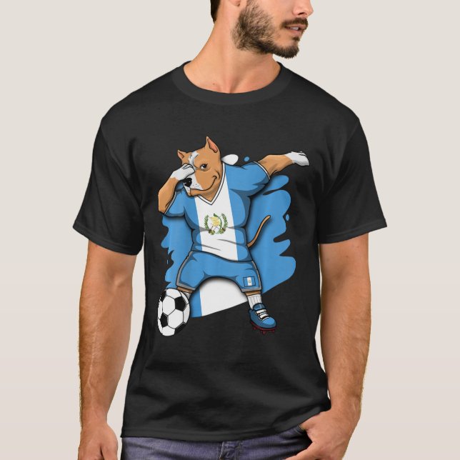 Camiseta Amantes de Futebol Guatemala Pitbull Dabb (Frente)