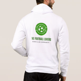 Camiseta Amantes de futebol Zipped jaqueta